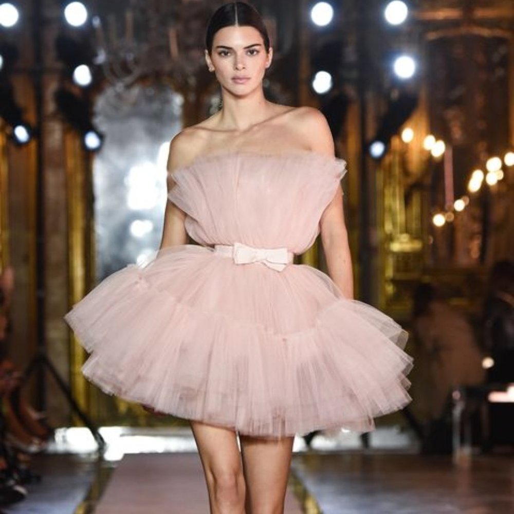H&M x Giambattista Valli Pink Tulle Mini Dress 16